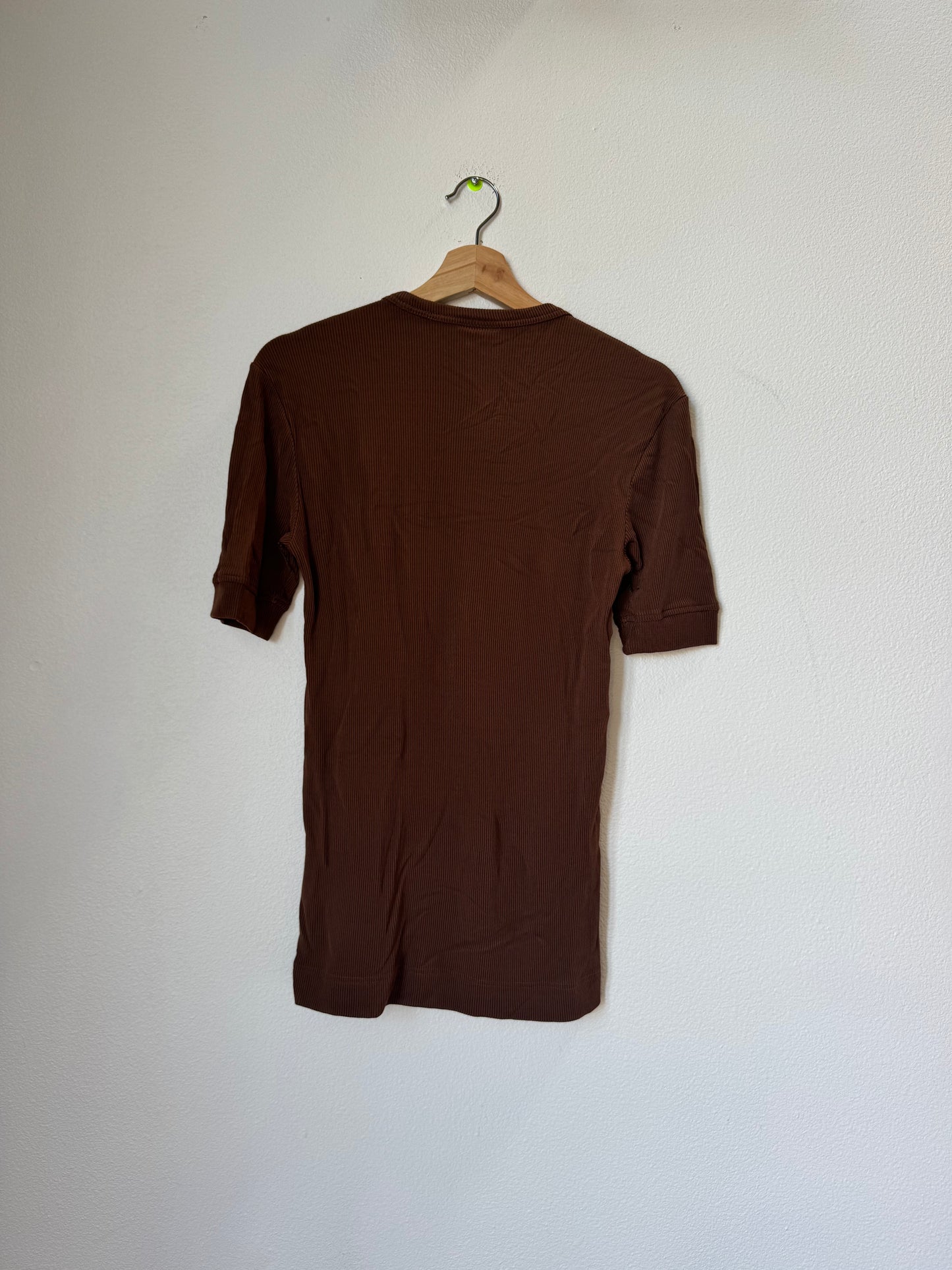 Brown Dries Van Noten Ribbed Shirt