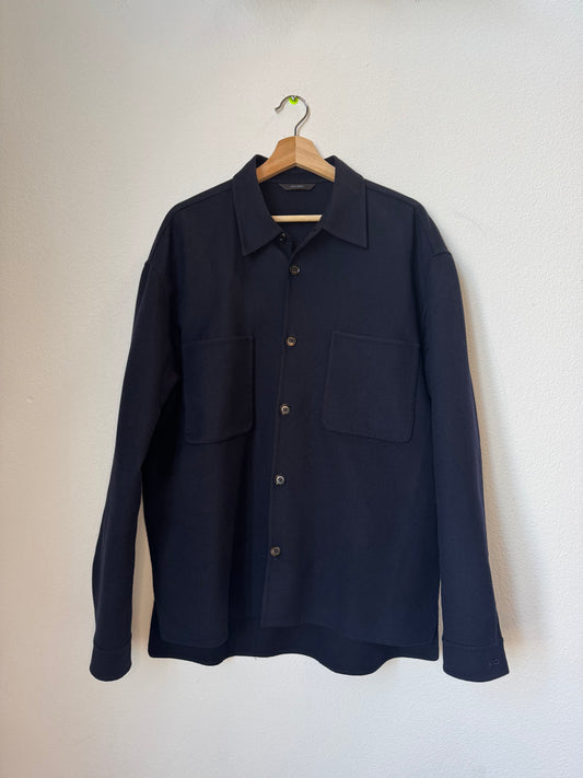 Navy Colombo Shirt Jacket