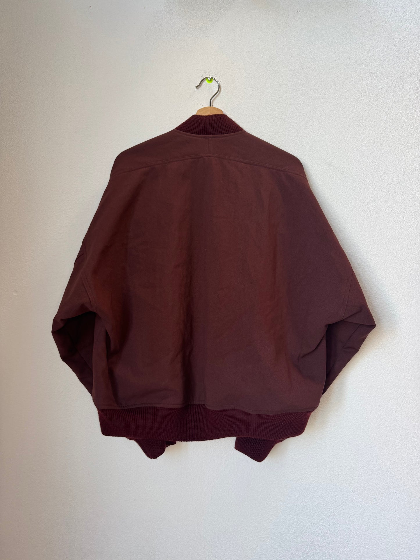 Maroon Jil Sander Bomber