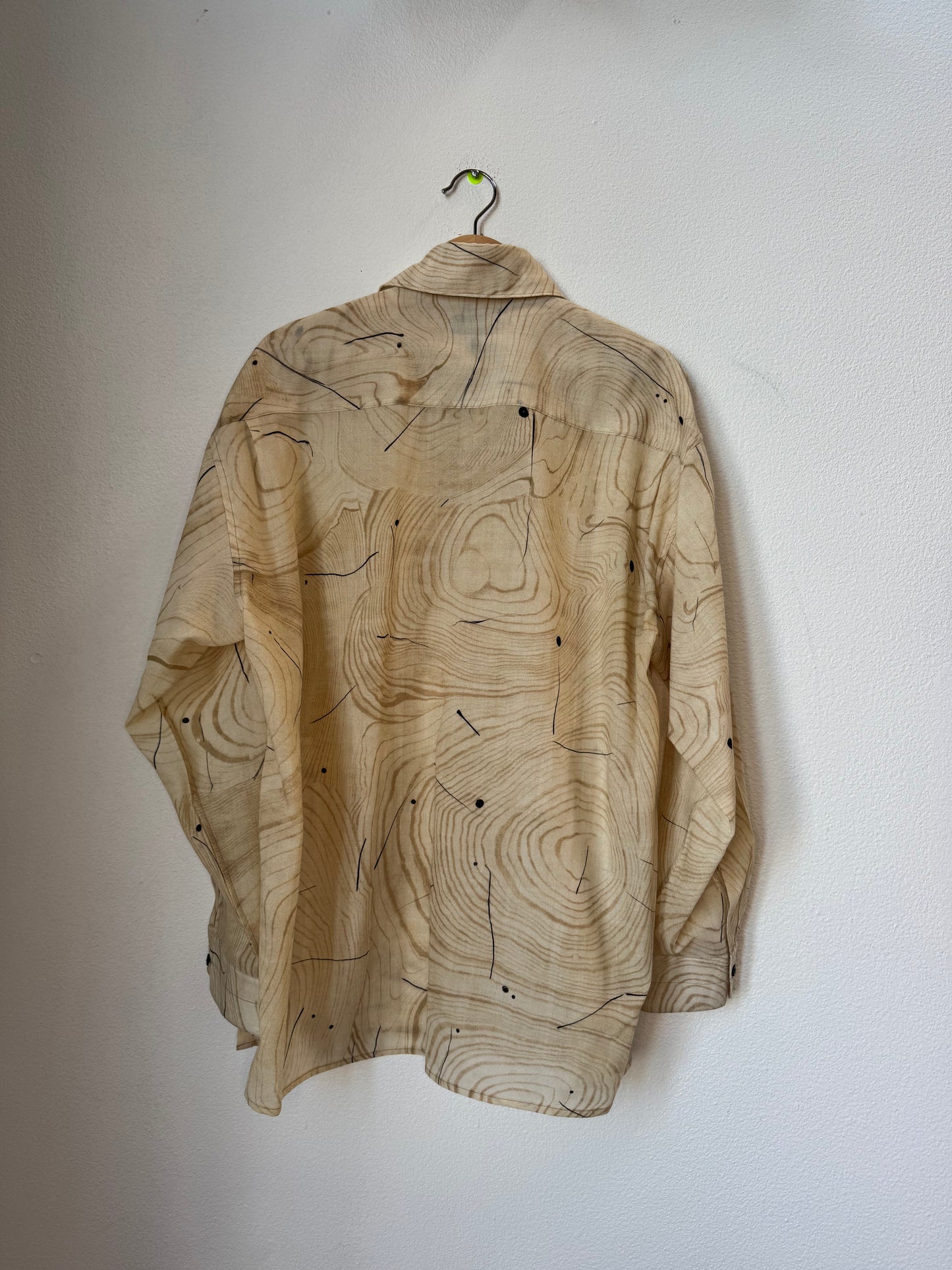 Wood Print Lemaire Twisted Shirt