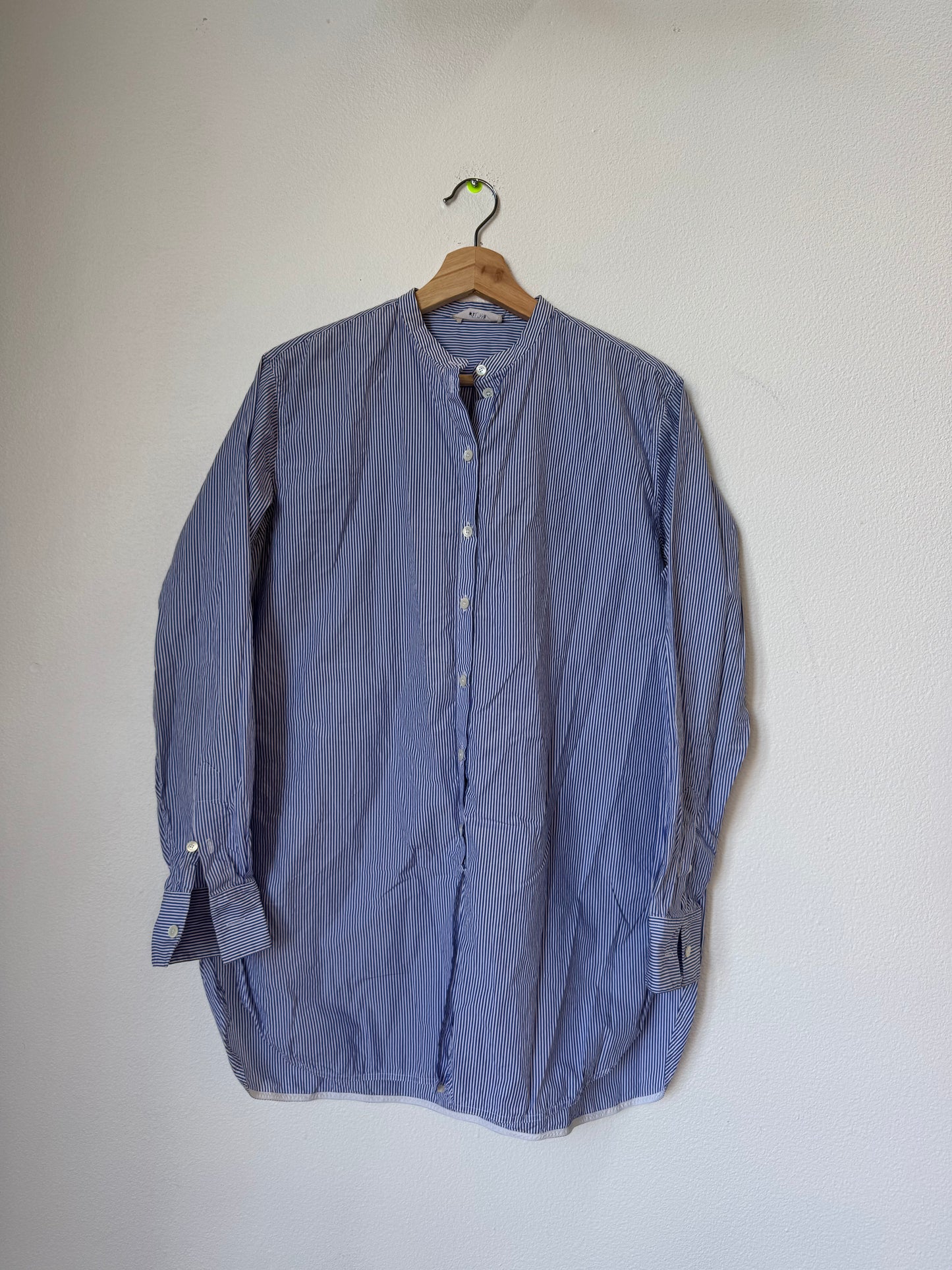 Blue Striped Celine Pullover Shirt