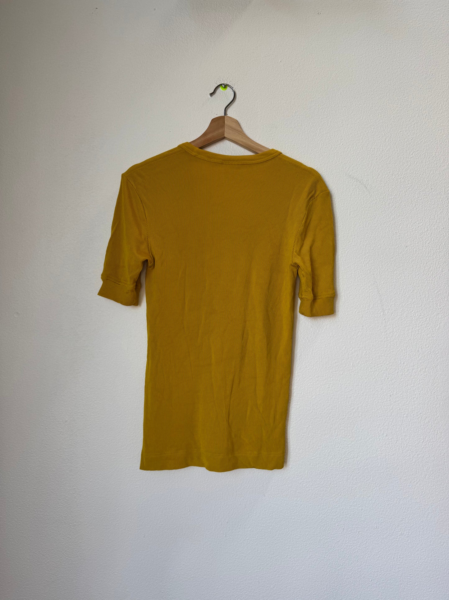 Ochre Dires Van Noten Ribbed Shirt